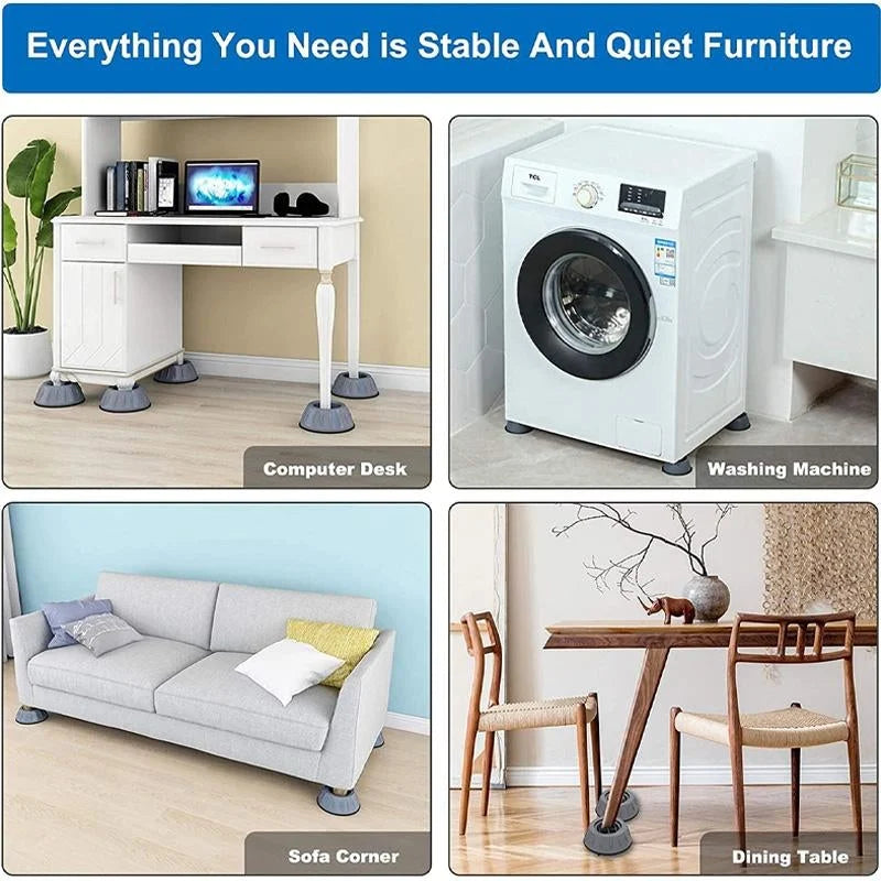 Antivibration Washing Machine Support (4 Pieces) – Style Maha