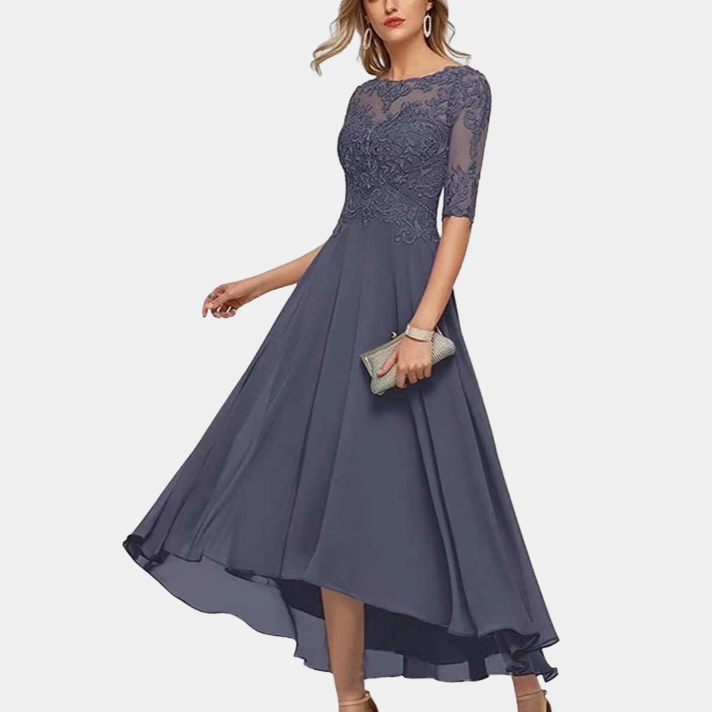 Ara - Elegant evening maxi dress with lace details