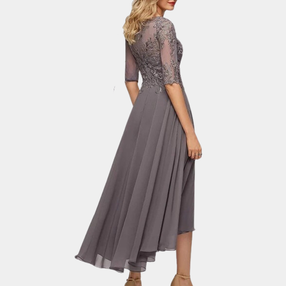 Ara - Elegant evening maxi dress with lace details