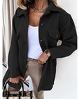 Arna - Stylish ladies' coat with buttons and front pockets