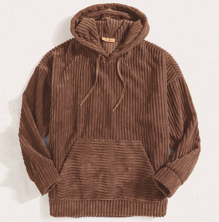 Arndt – Long-Sleeved Cord Hoodie