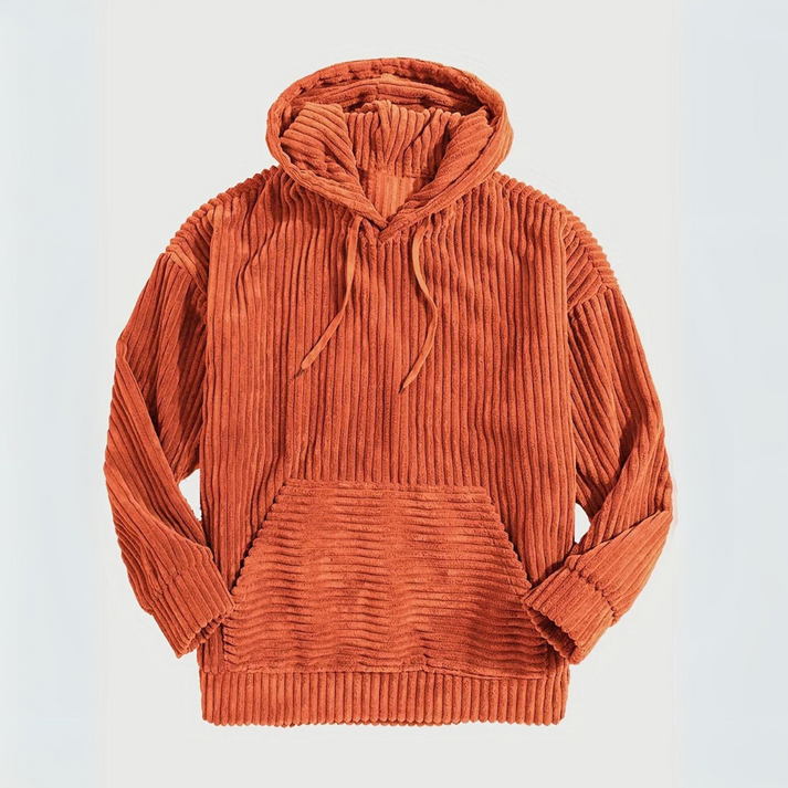 Arndt – Long-Sleeved Cord Hoodie