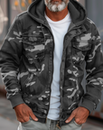 Arnoldo - Jacket with Camouflage Pattern