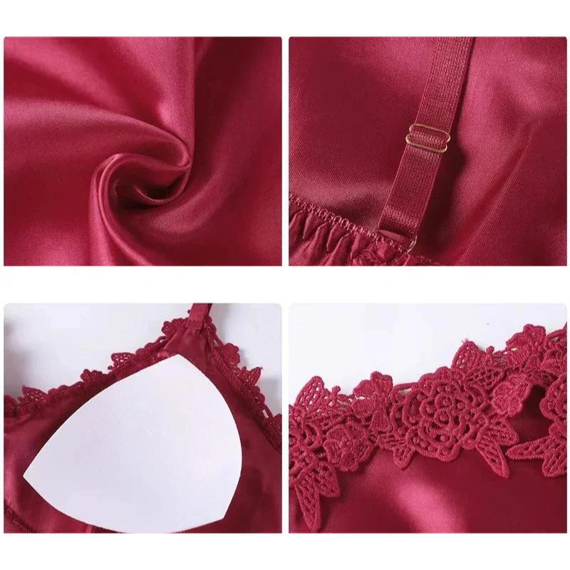 Audrey - 5 Piece Satin Set