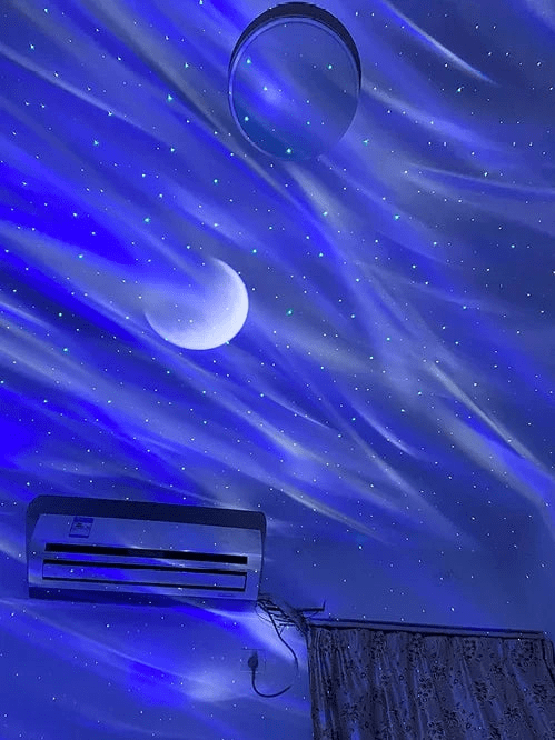 Aurora Moon Projector with Music Bluetooth Speaker