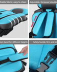 Siège auto enfant de sécurité facile et portable avec ceinture de voiture