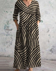 Ayla - Vintage Striped Dress