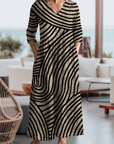 Ayla - Vintage Striped Dress