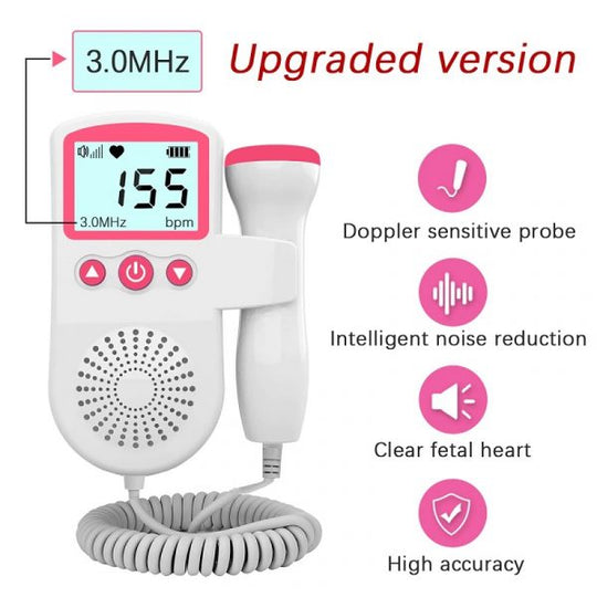 Baby Heart Rate Monitor for Home Use – Baby Fetal Heart Rate Sound Detector