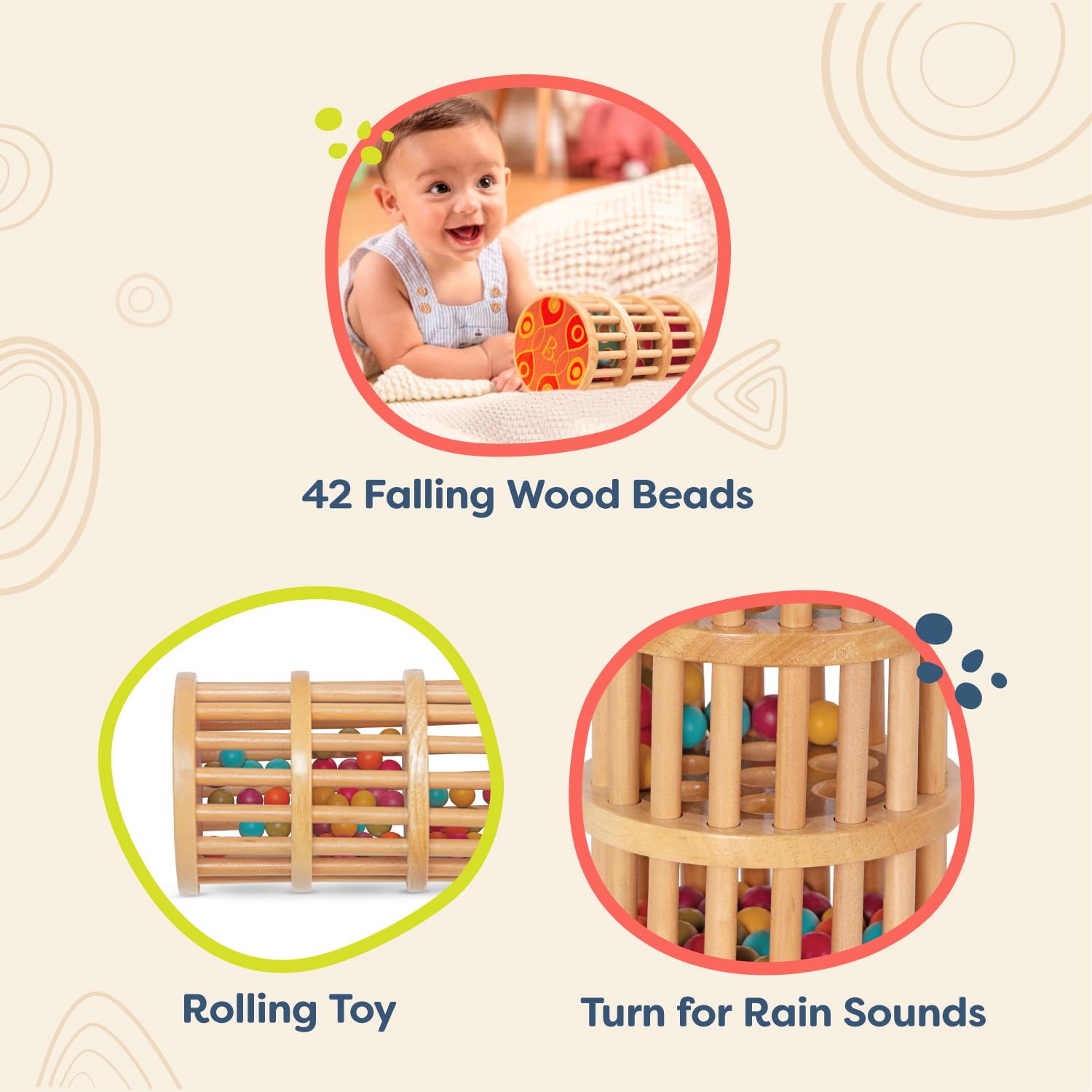 Baby Rainmaker - Stimulates Fine Motor Skills