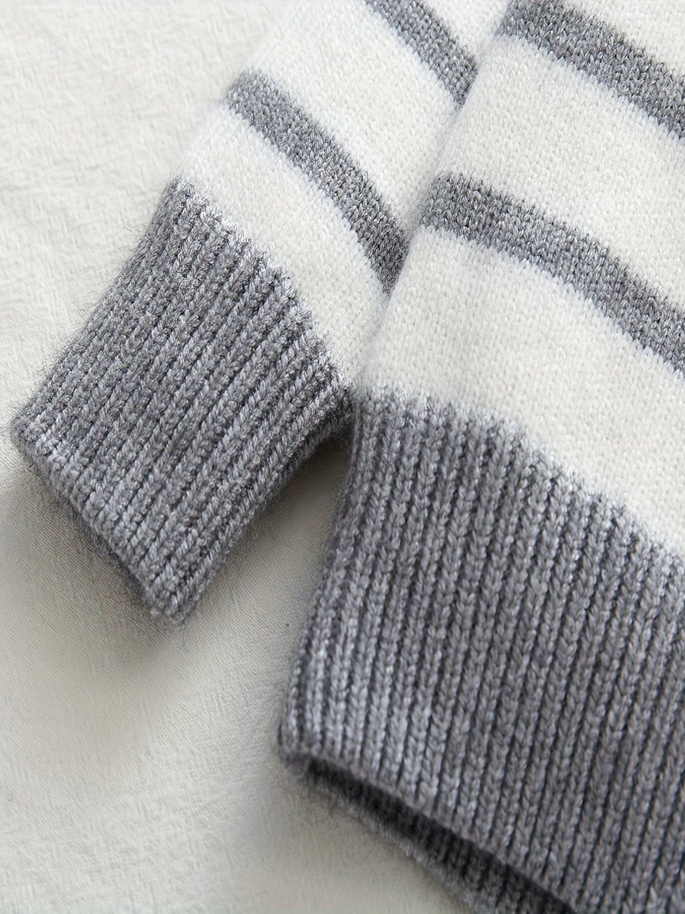Baby Toddler Striped Knitted Jumper - Edrian