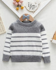 Baby Toddler Striped Knitted Jumper - Edrian