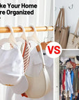 Bag Organiser with Damage-Proof Hooks