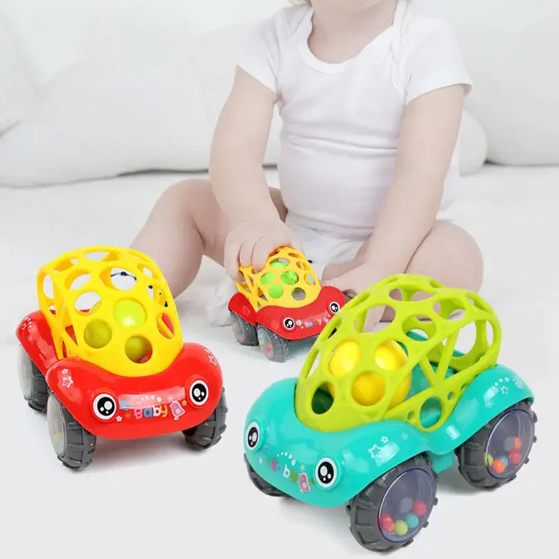 Ball Car - Rolling Rattle Fun - Toy Car