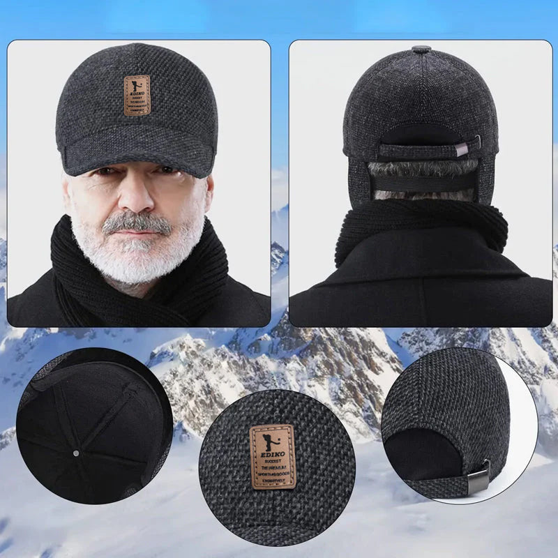 Balthur – Winter Baseball Cap with Ear Flaps