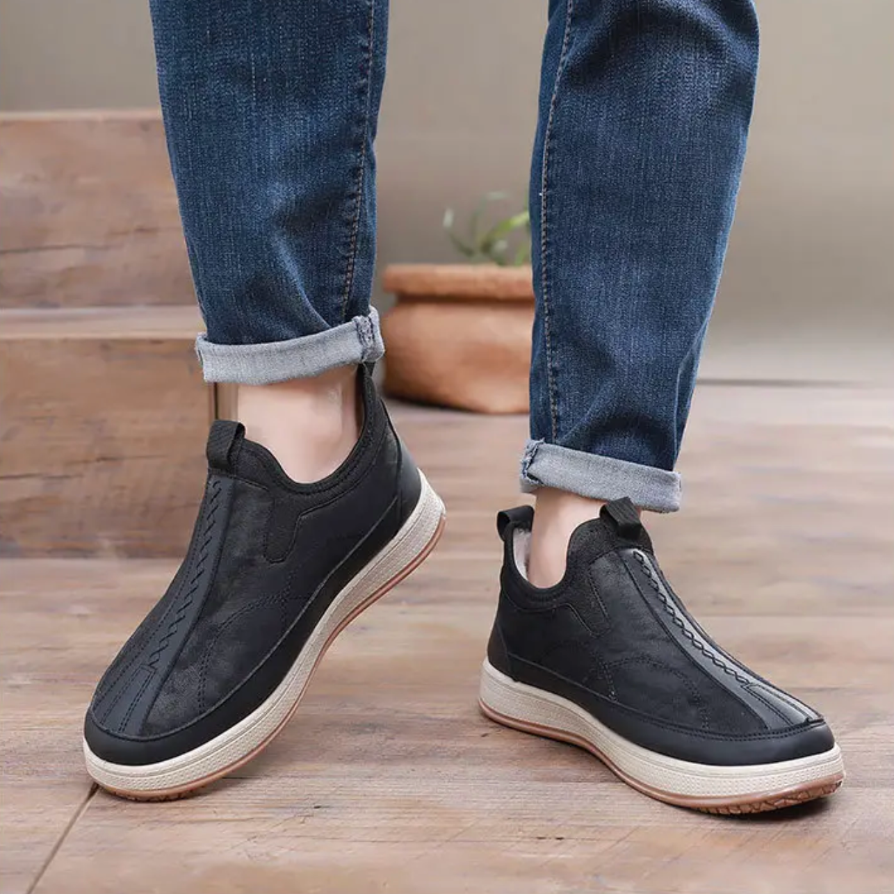 Barton – Warm Winter Half Shoes