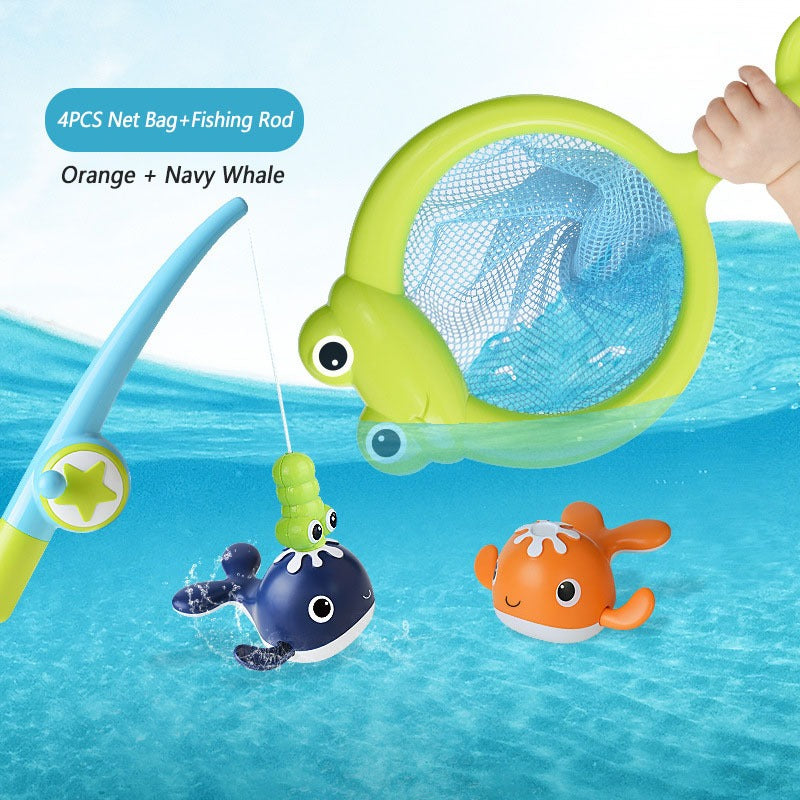 Bath Buddies - Cute bathing fish - Swimming whales