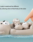 Bath Buddies - Otter family in Bath - Bath toys