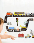 Bath Cars - Huge Fun In Bath - Foam Traffic Bath Toys Set