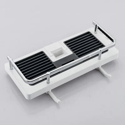 Bathroom Rod Shower Storage Rack Holder