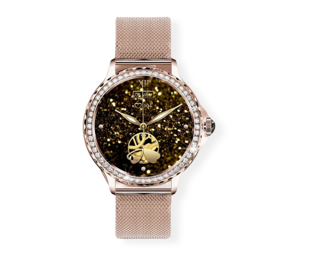 Hermoso reloj inteligente multifunción para mujer