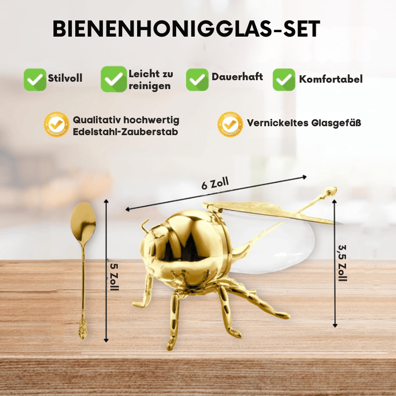 BeeCraft – Decorative Honey Jar in Bee Shape