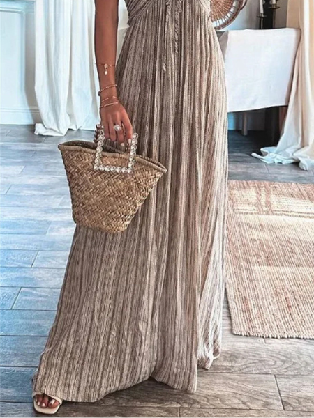 Beige Maxi Dress - Hesja