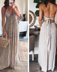 Beige Maxi Dress - Hesja