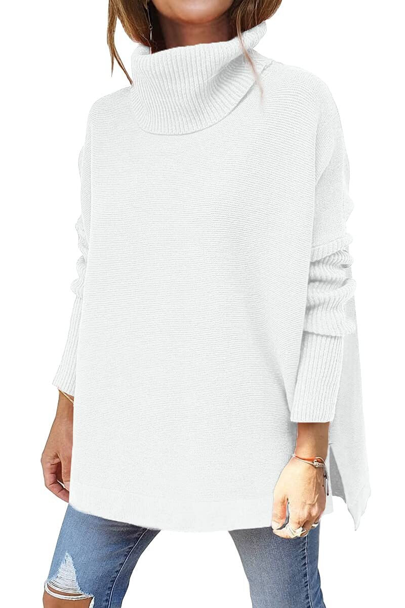 Bellatrix – Oversized Wool Roll Neck Jumper