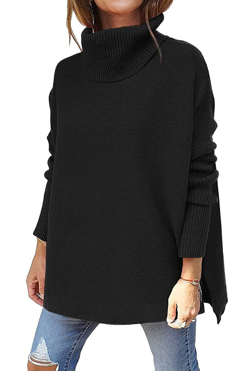 Bellatrix – Oversized Wool Roll Neck Jumper