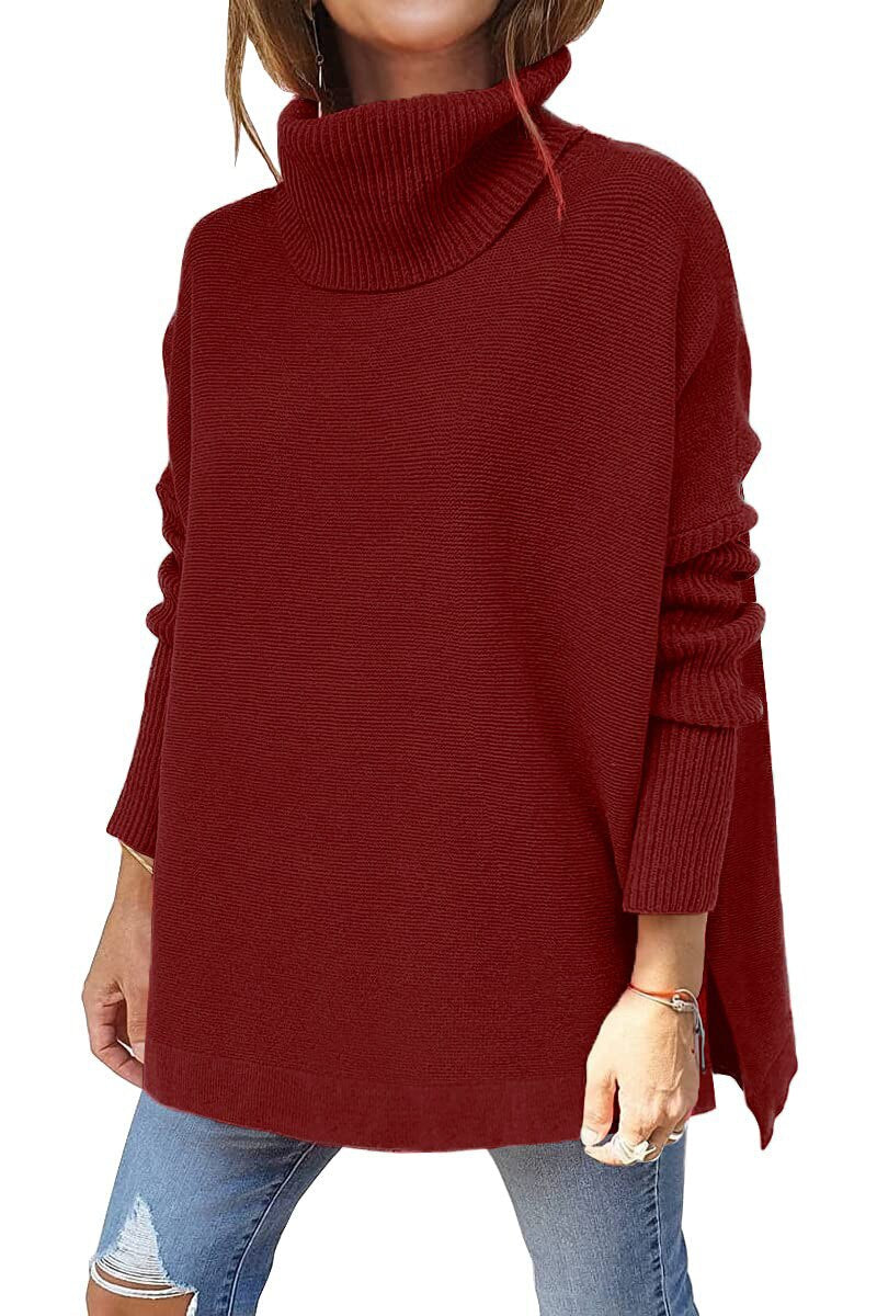 Bellatrix – Oversized Wool Roll Neck Jumper