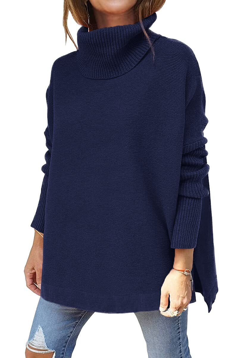 Bellatrix – Oversized Wool Roll Neck Jumper