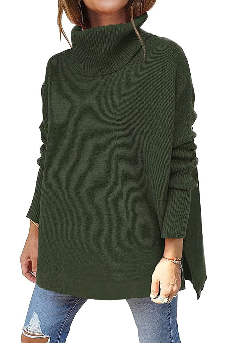 Bellatrix – Oversized Wool Roll Neck Jumper