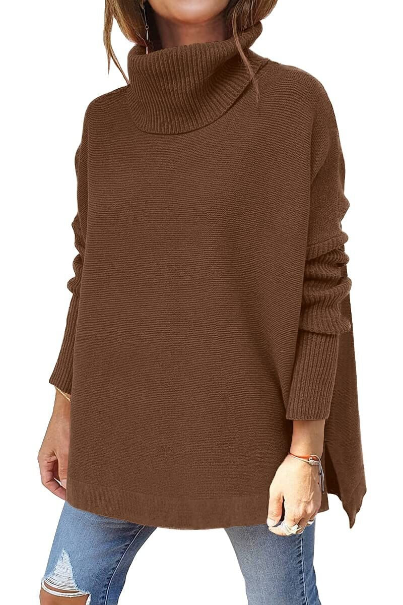 Bellatrix – Oversized Wool Roll Neck Jumper
