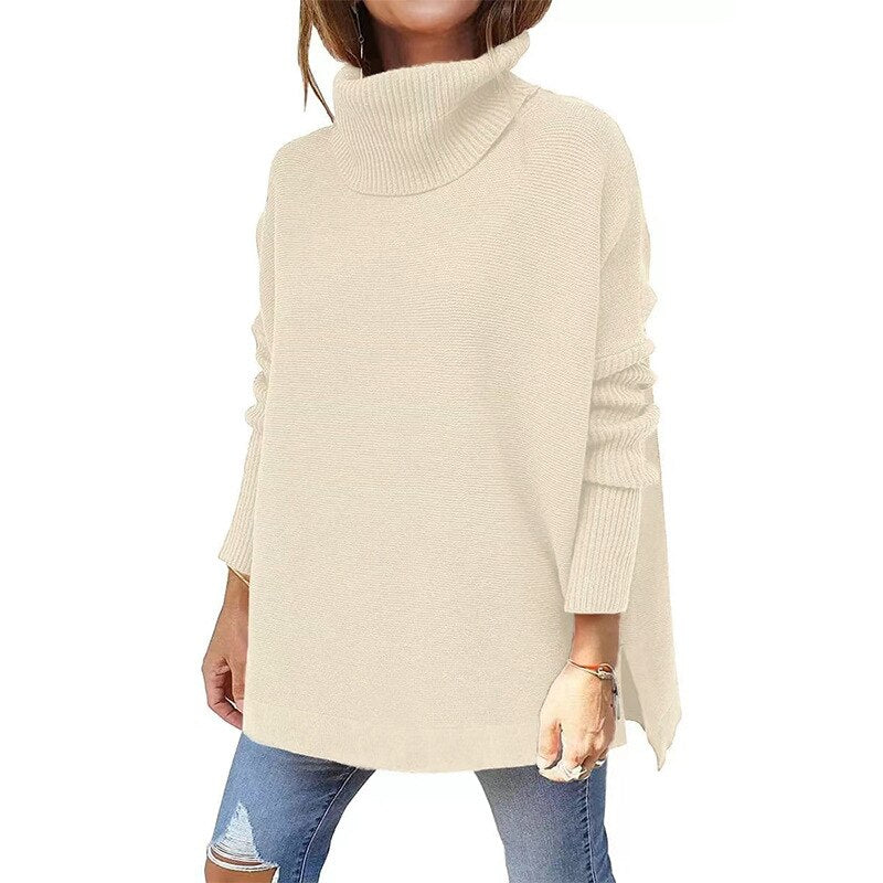 Bellatrix – Oversized Wool Roll Neck Jumper