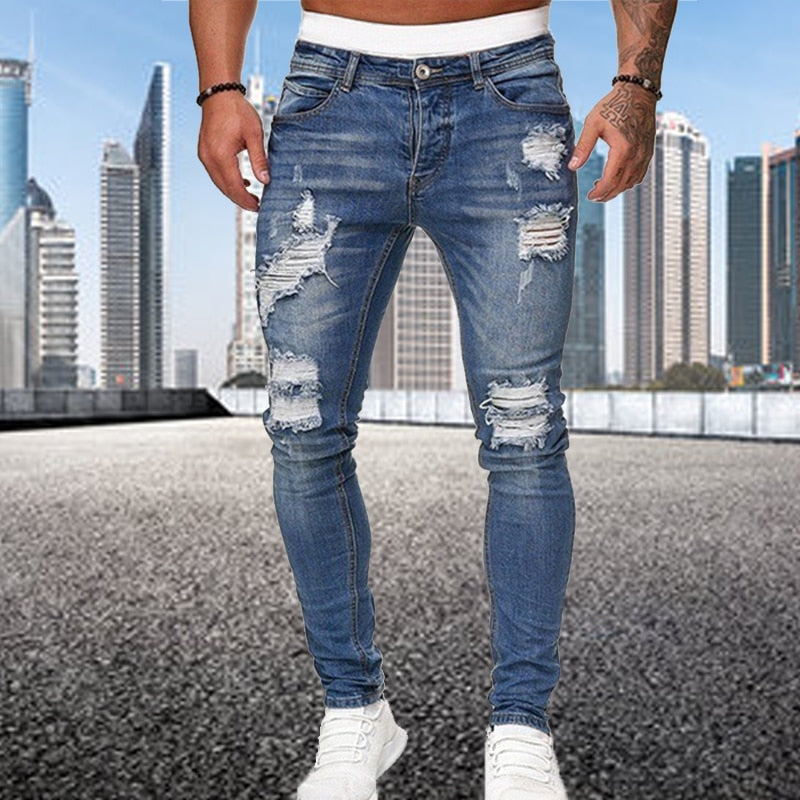 Benham - Stylish men's jeans with ripped details