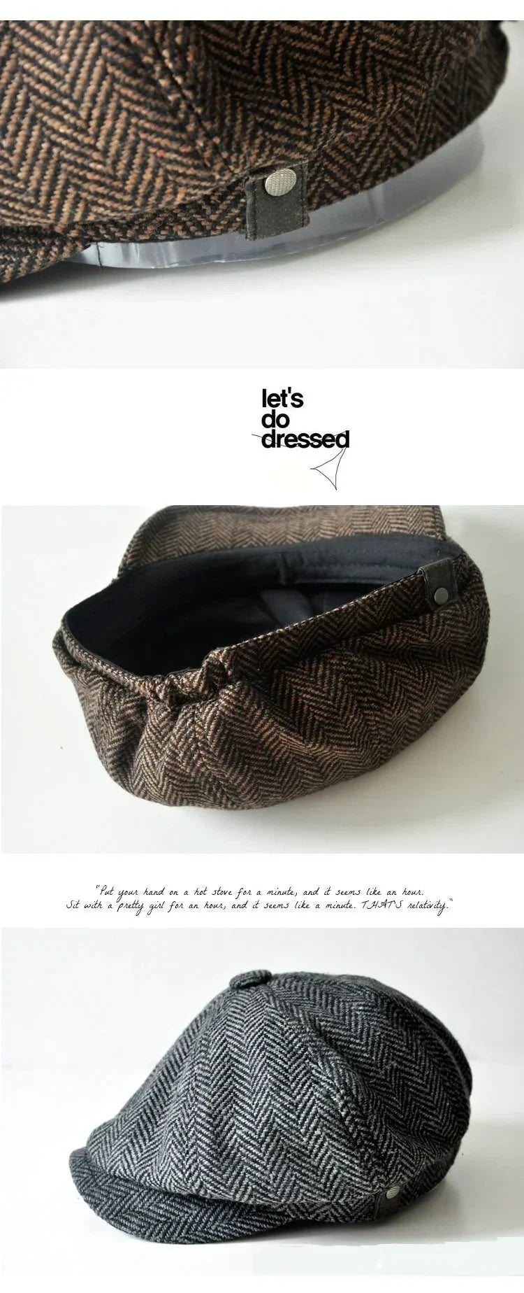 Beret Caps Octagonal Hat