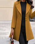 Bernadette – Long Sleeve Wool Coat