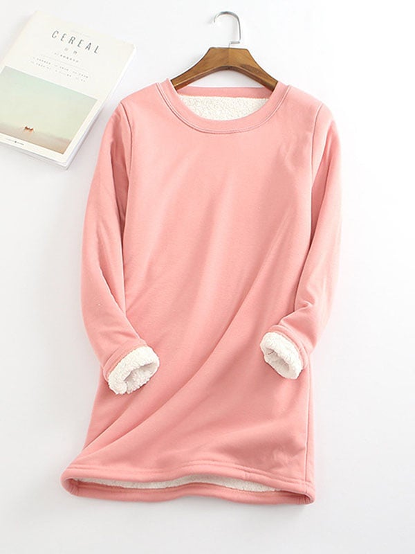 Bessie – Crew Neck Cotton Casual Sweatshirt