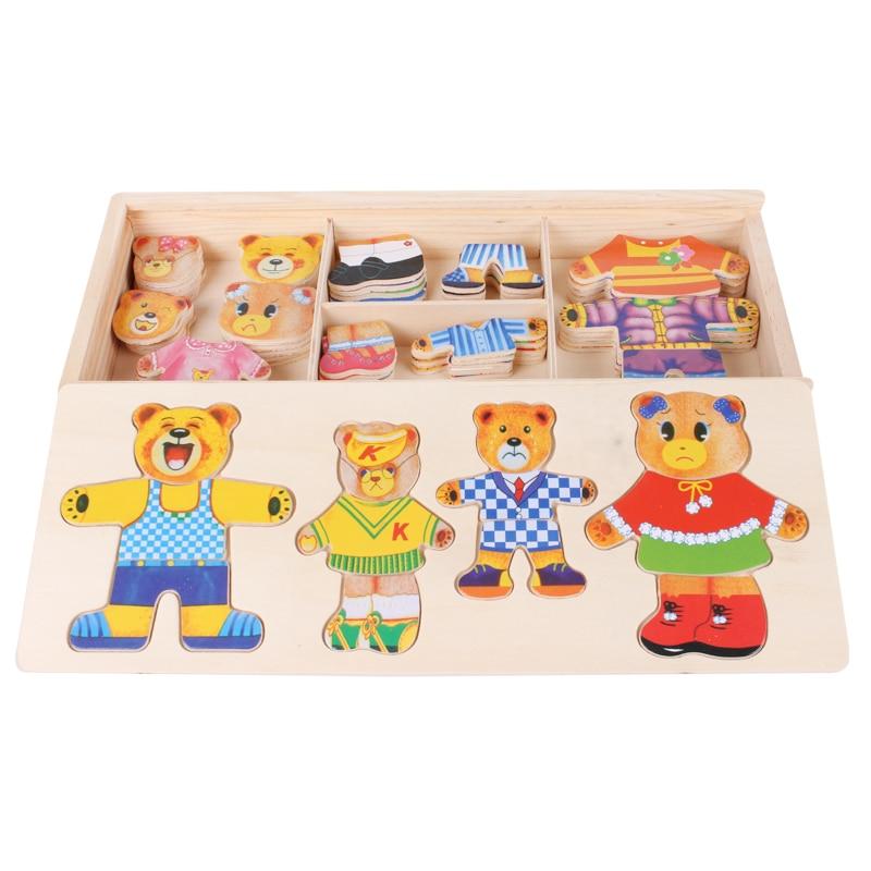 Best Seller: Montessori Bear Dress Up Game