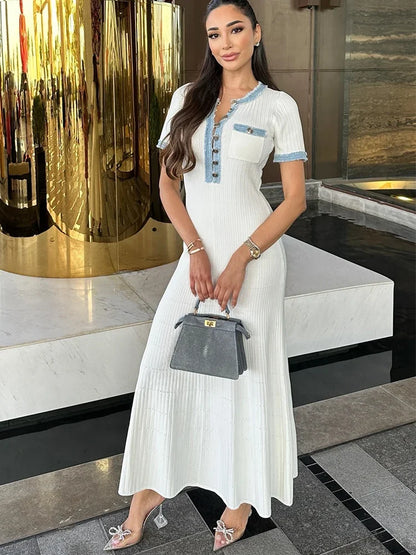 Bianka - Elegant Knit Dress