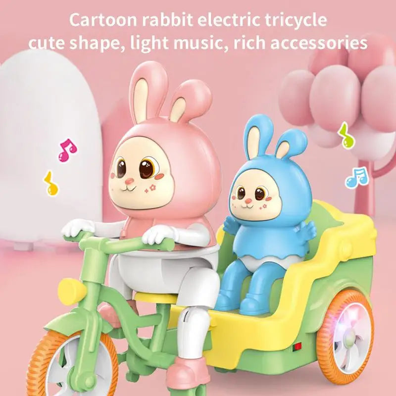 Bike Bunnies - Rabbit Party on Wheels - Bicycling Toy Bunnies