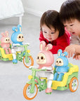 Bike Bunnies - Rabbit Party on Wheels - Bicycling Toy Bunnies