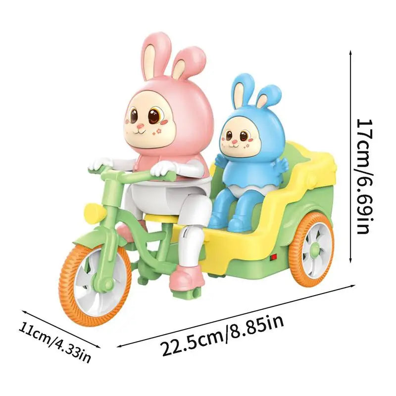 Bike Bunnies - Rabbit Party on Wheels - Bicycling Toy Bunnies