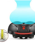 Bike Saddle with Lighting and Extra Seating Comfort