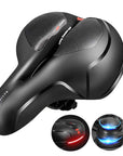 Bike Saddle with Lighting and Extra Seating Comfort