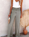 Birdie - Linen Wide Leg Trousers