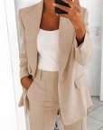 Blazer and Trousers Set for Women - Comfortable and Airy