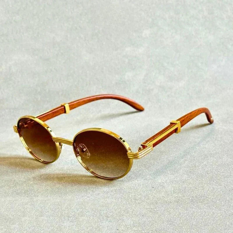 BlissGlow – Retro Series Wooden Sunglasses