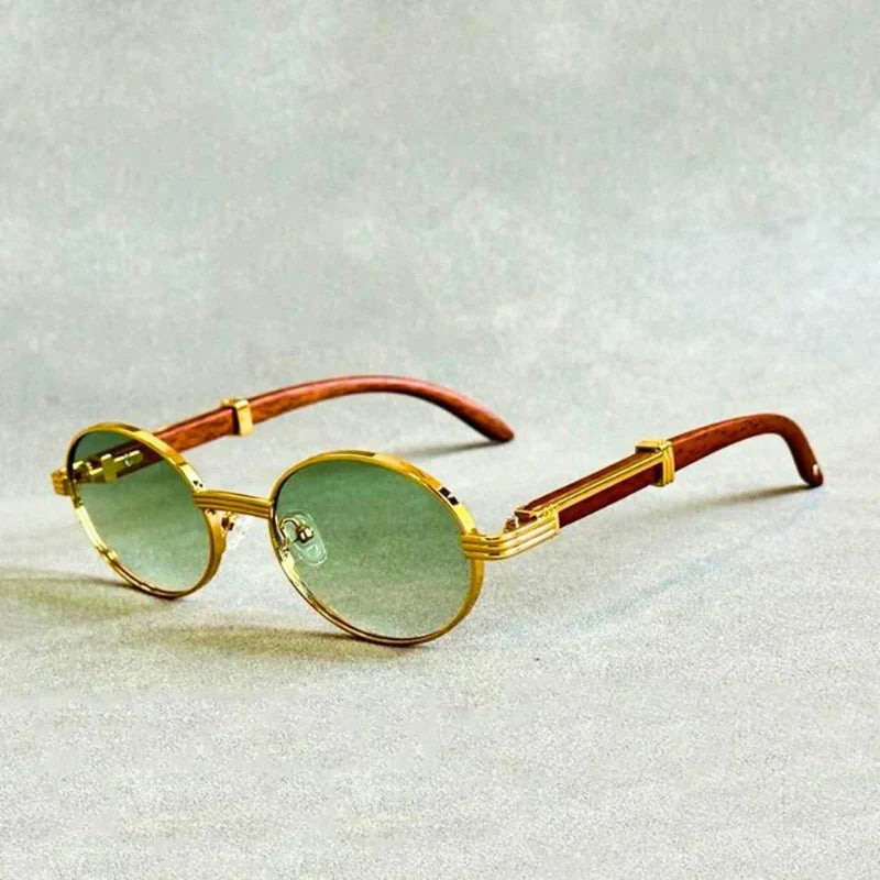 BlissGlow – Retro Series Wooden Sunglasses